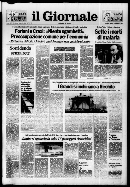 Il giornale : quotidiano del mattino